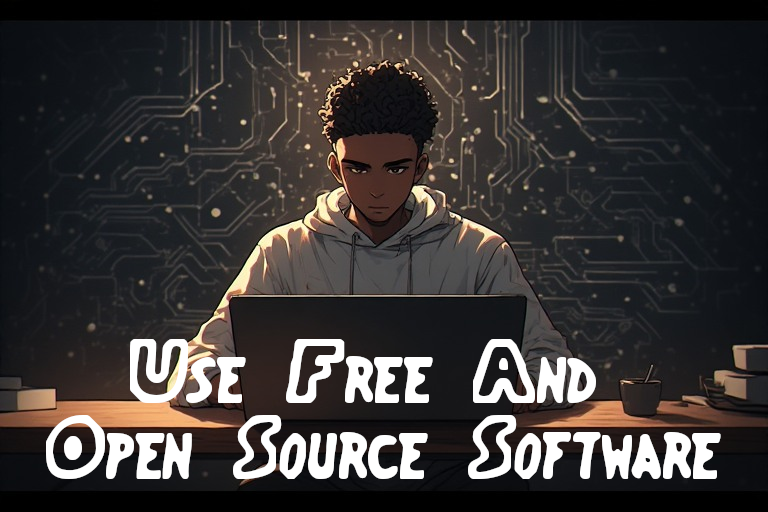 Black Man Working Black man working on a laptop