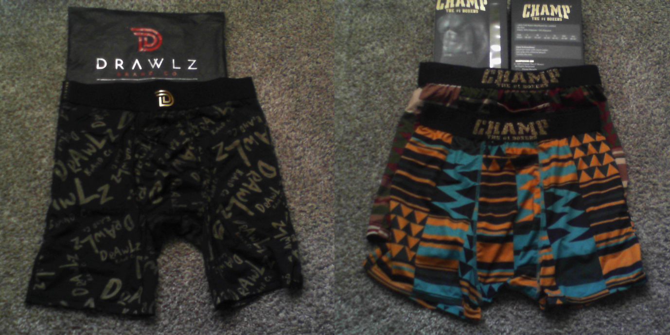 Drawlz and Champ Compression Shorts