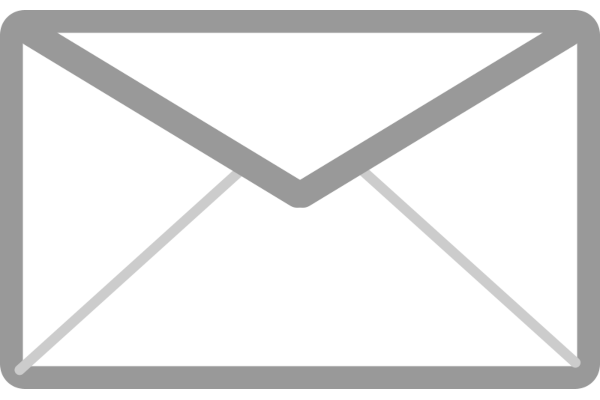 Grey mail envelope