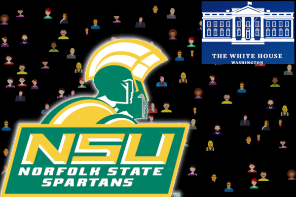 NSU Spartans, IBM, and White House logo