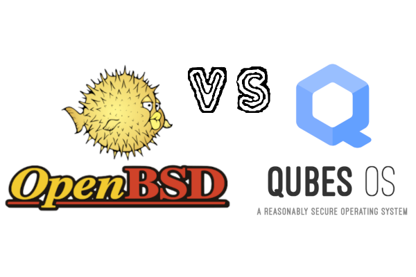 OpenBSD and Qubes OS logos