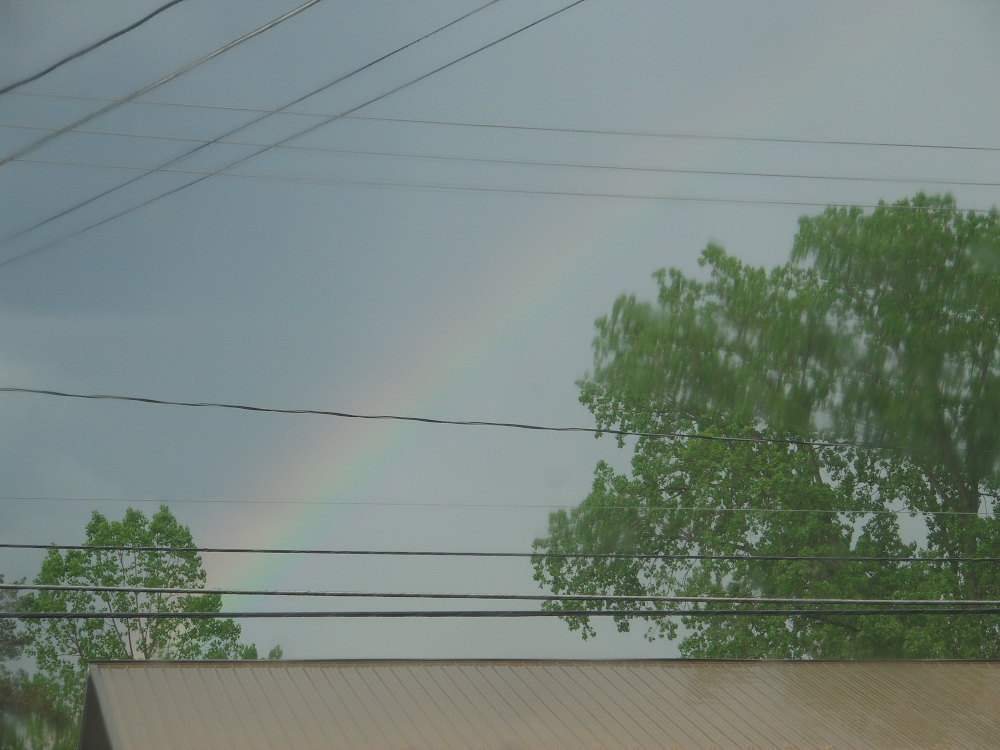 Rainbow in the sky