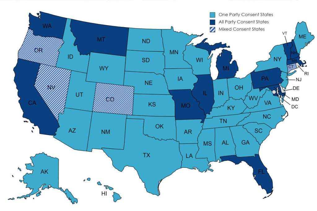 Map with which states are one, all, and mix-party content.