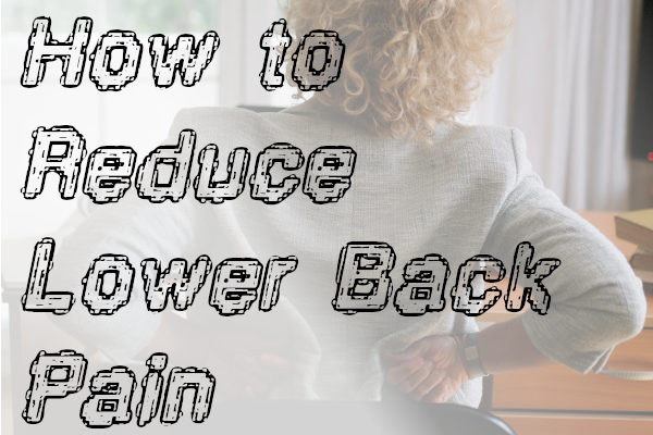 Nursing Low Back Pain White businesswoman nursing lower back pain